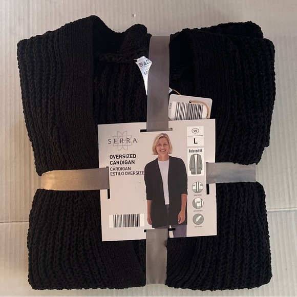 Serra Sweaters - Serra Black Knit Cardigan